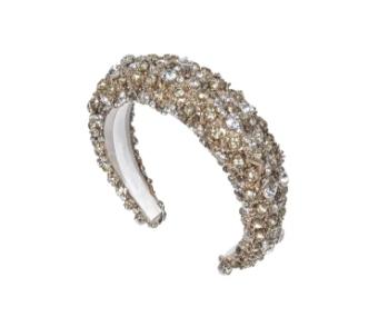 Jennifer Behr #Astoria Headband #3 Crystal thumbnail