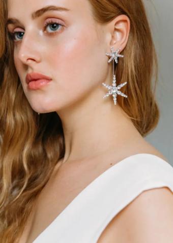 Jennifer Behr #Estee Earrings #2 default Crystal thumbnail