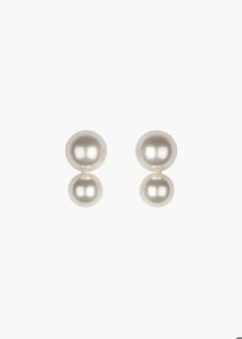 Jennifer Behr #Gretel Earrings #3 Gold/Pearl thumbnail