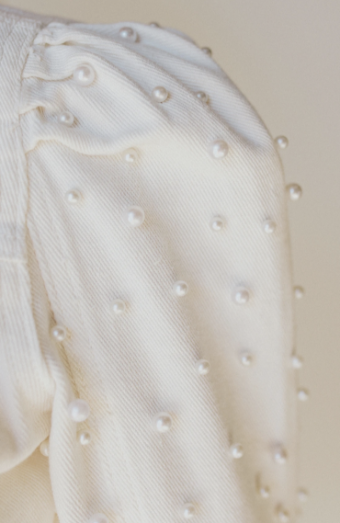 Untamed Petals #Laura Puff Pearl Sleeve Jacket #10 thumbnail