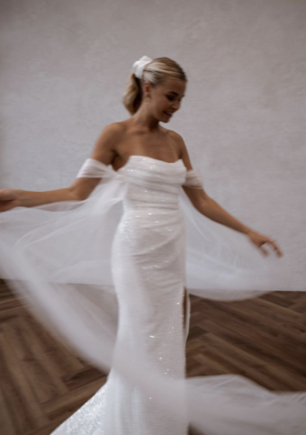 Made With Love #GIA W/ DETACHABLE ARM TULLE #1 default Ivory thumbnail