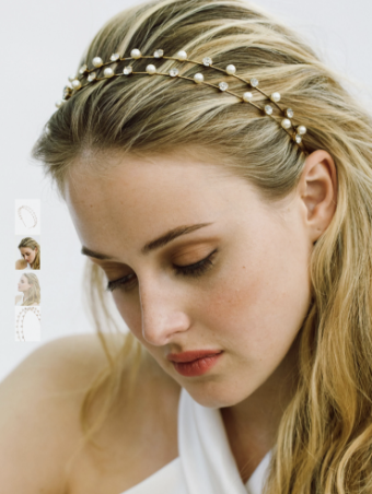 Jennifer Behr #Risa Headband #0 default Crystal thumbnail