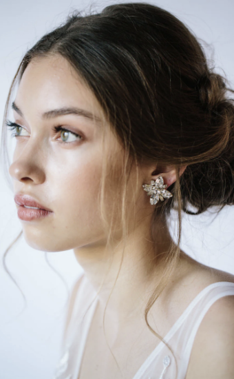 Untamed Petals #Quinn Earrings #0 default Gold thumbnail