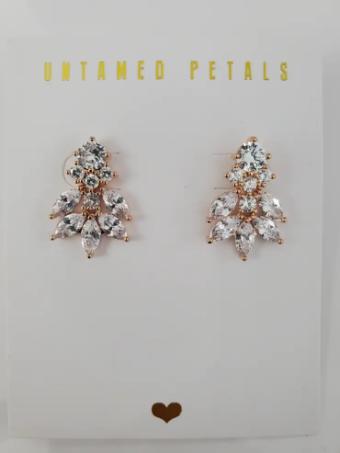 Untamed Petals #Carla Earrings #0 default Rose Gold thumbnail