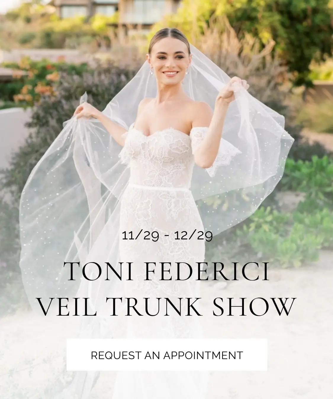 Toni Federici Trunk show banner Mobile