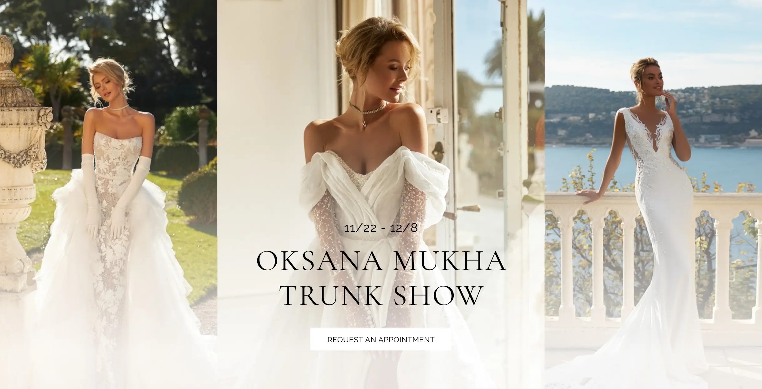 Oksana Mukha Trunk Show Banner