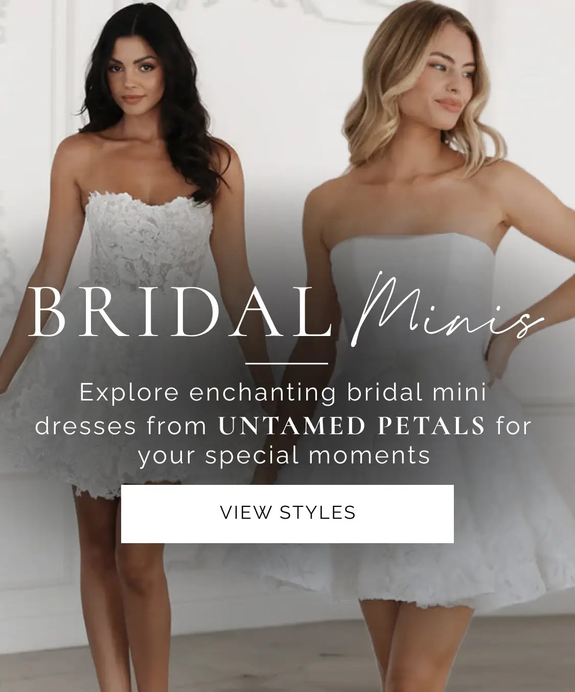 Bridal Minis Mobile Banner